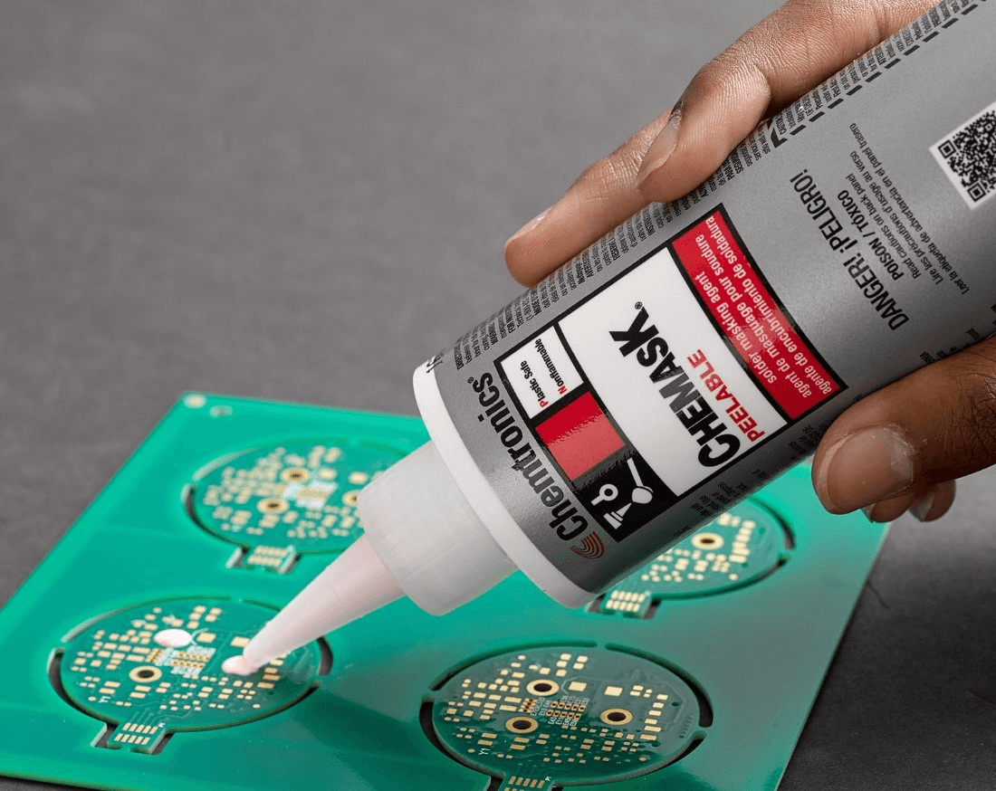 how to apply solder mask on PCB